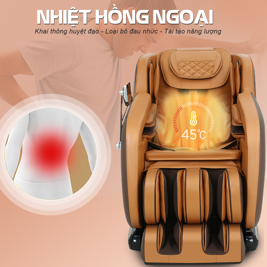 Ghế massage giúp đả thông kinh mạch rất tốt