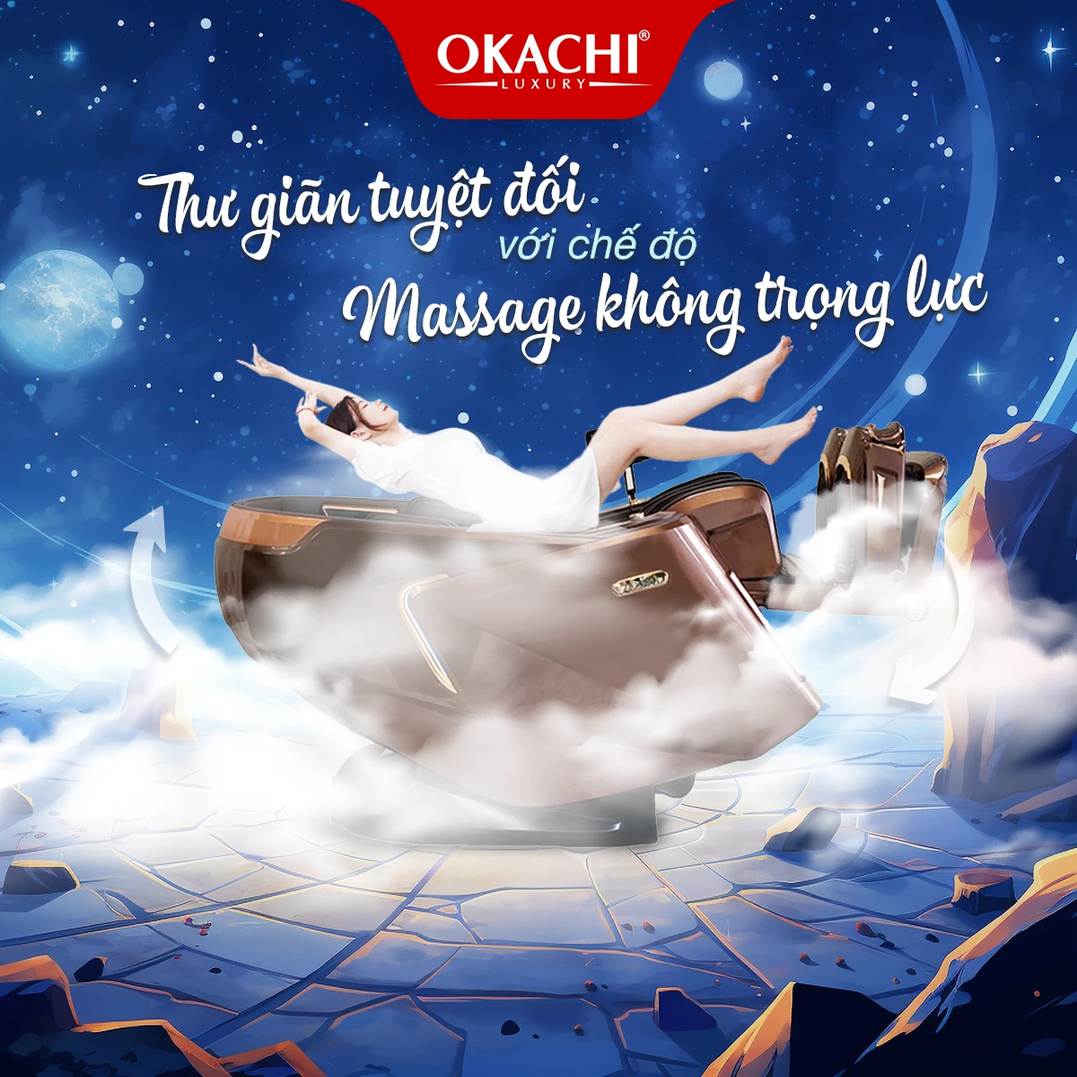 GHẾ MASSAGE OKACHI IHOCO IH-1198 MÀU NÂU