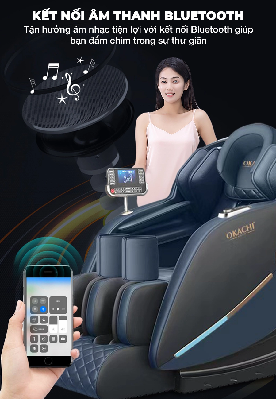 Ghế Massage Toàn Thân OKACHI JP-368