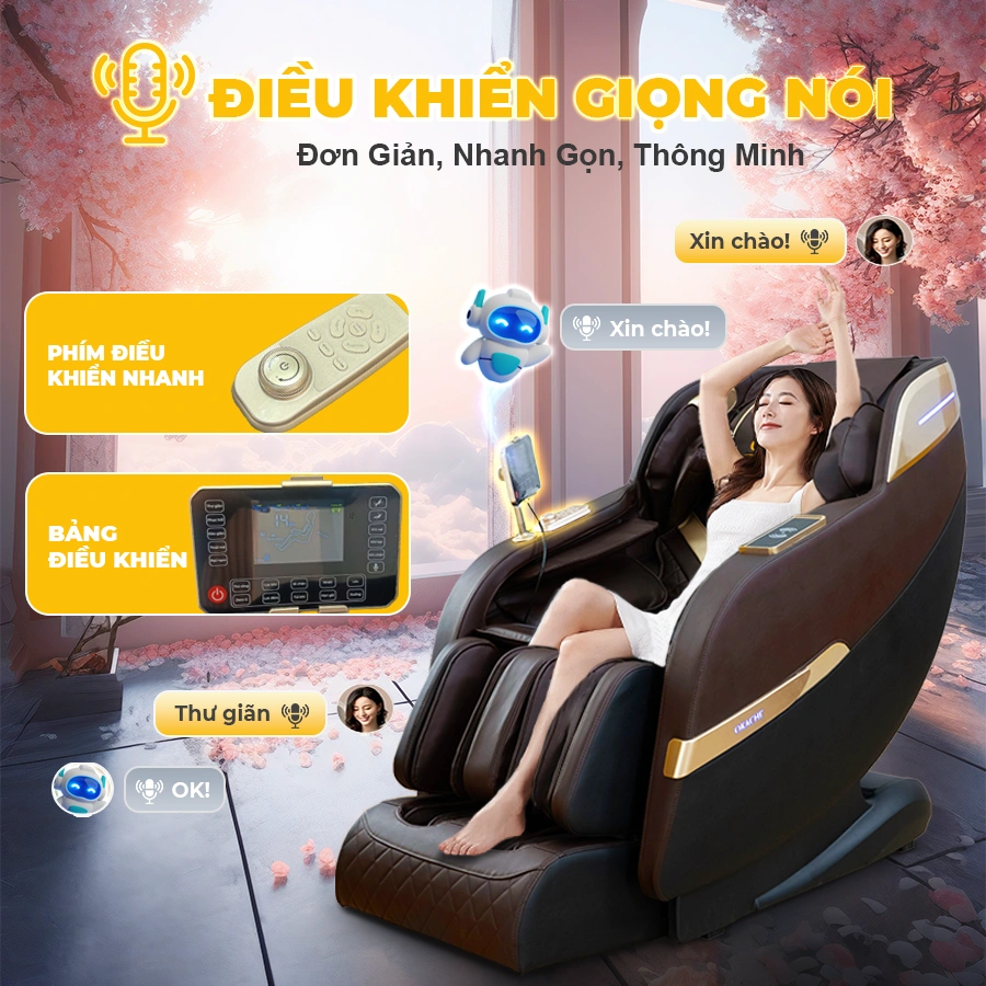 Ghế massage toàn thân OKACHI 4D JP-389 PLUS