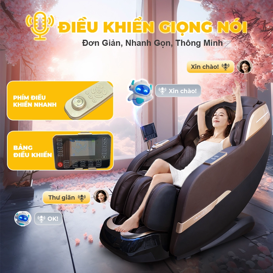 Ghế massage toàn thân OKACHI 4D JP-389 PLUS