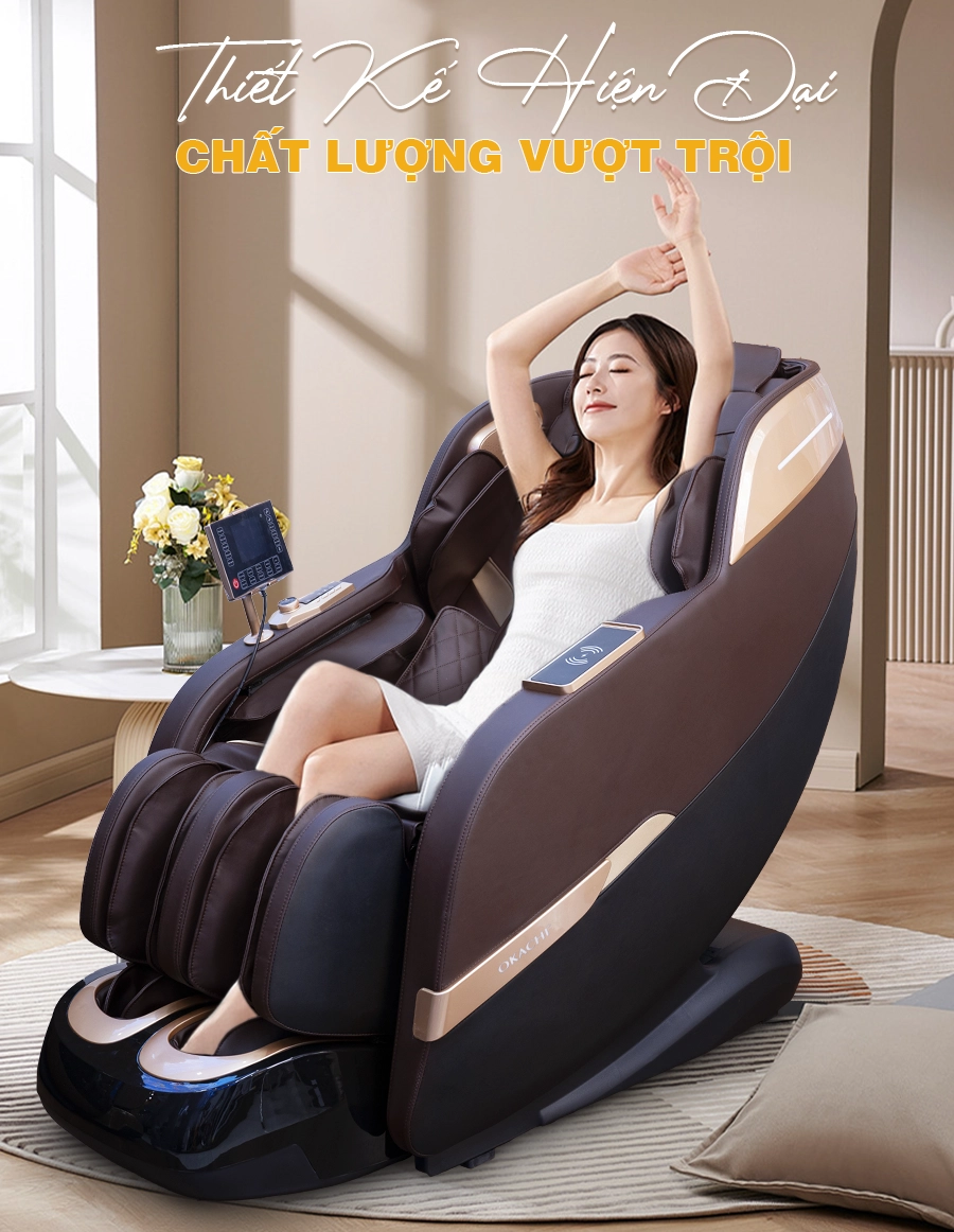 Ghế massage toàn thân OKACHI 4D JP-389 PLUS