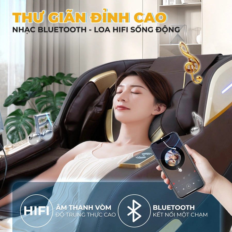 Ghế massage toàn thân OKACHI 4D JP-389 PLUS