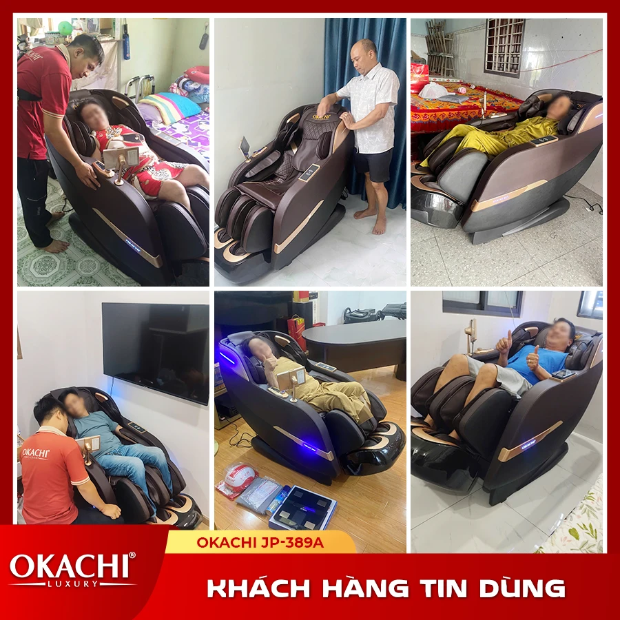 Ghế massage toàn thân OKACHI 4D JP-389A