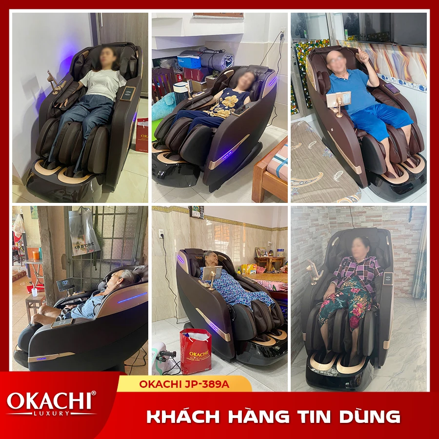 Ghế massage toàn thân OKACHI 4D JP-389A