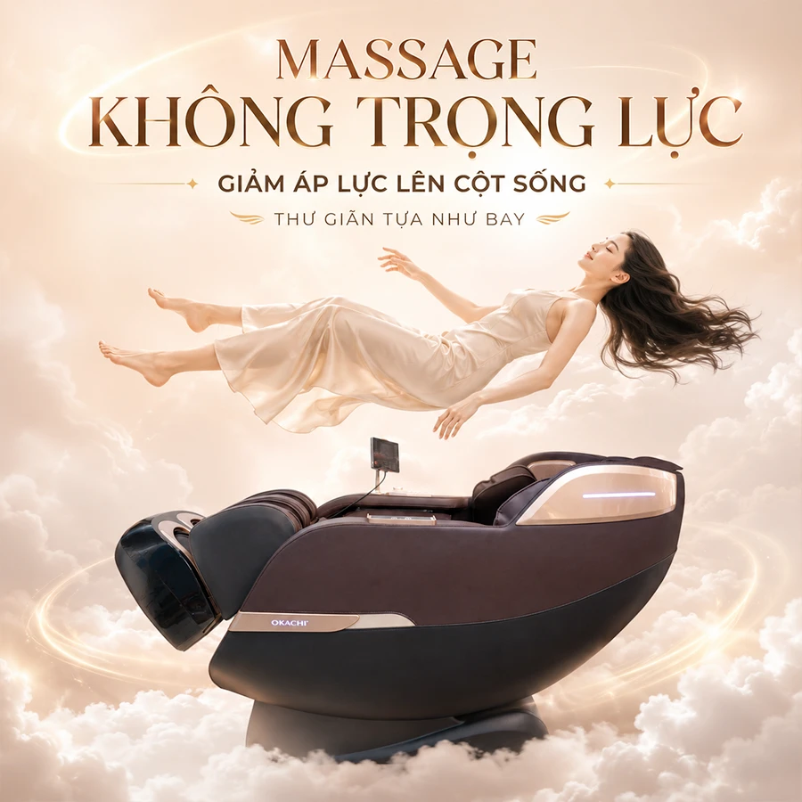 Ghế massage toàn thân OKACHI 4D JP-389 PLUSGhế massage toàn thân OKACHI 4D JP-389 PLUS