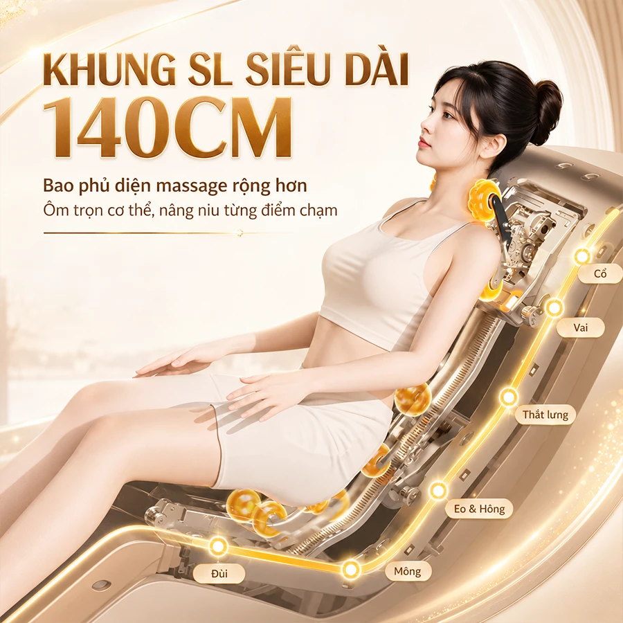 Ghế massage toàn thân OKACHI 4D JP-389 PLUS