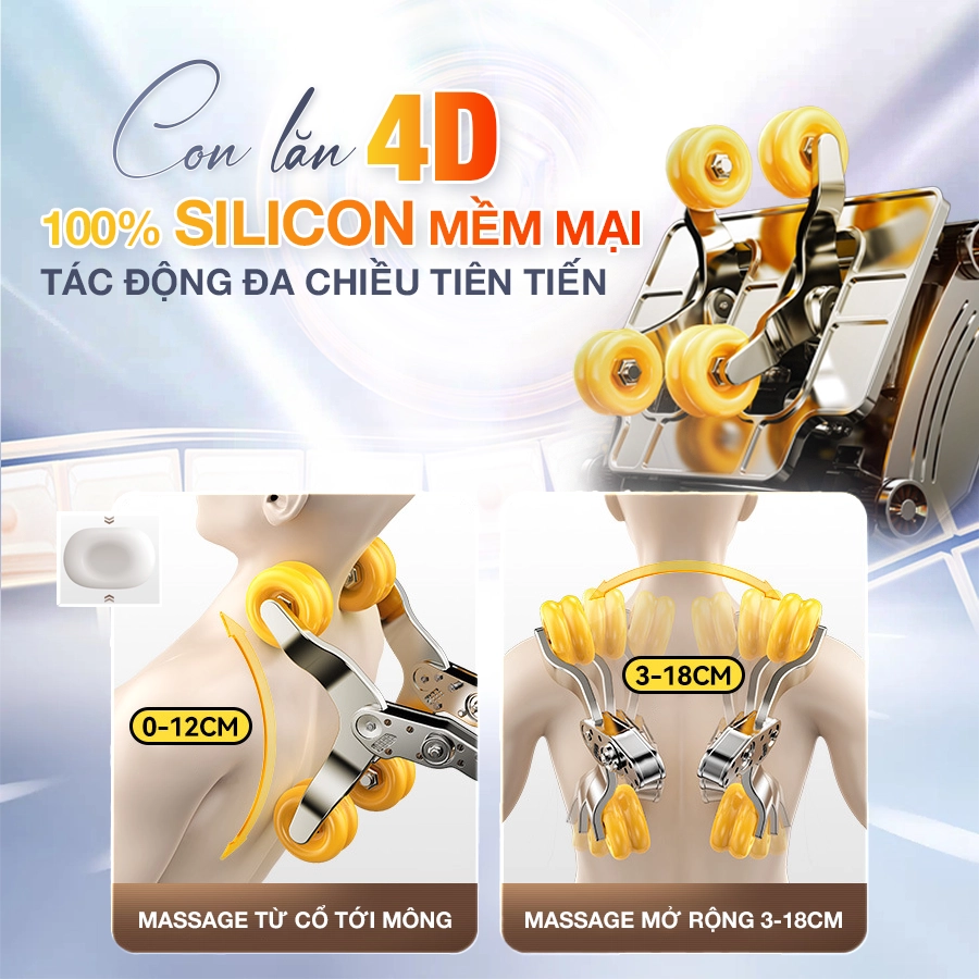 Ghế massage toàn thân OKACHI 4D JP-399A