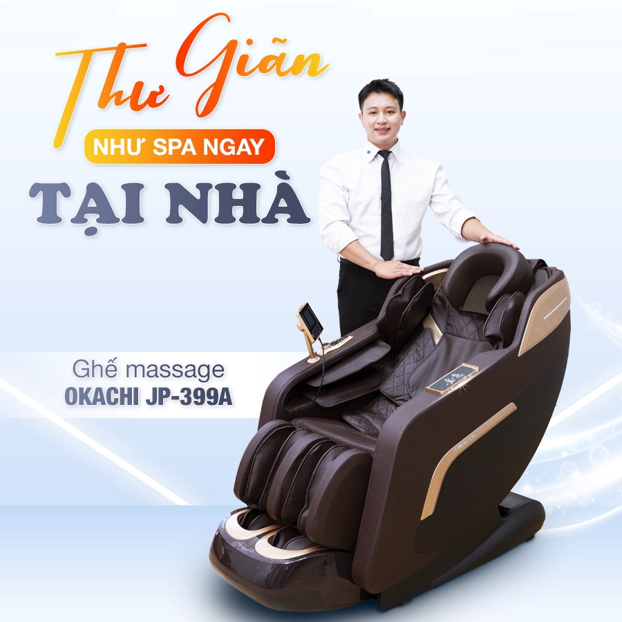 Ghế massage toàn thân OKACHI 4D JP-399A