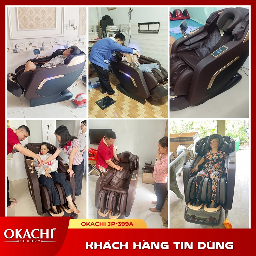 Ghế massage toàn thân OKACHI 4D JP-399A
