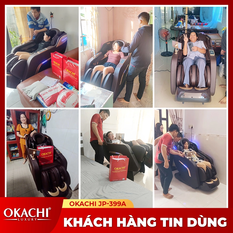 Ghế massage toàn thân OKACHI 4D JP-399A