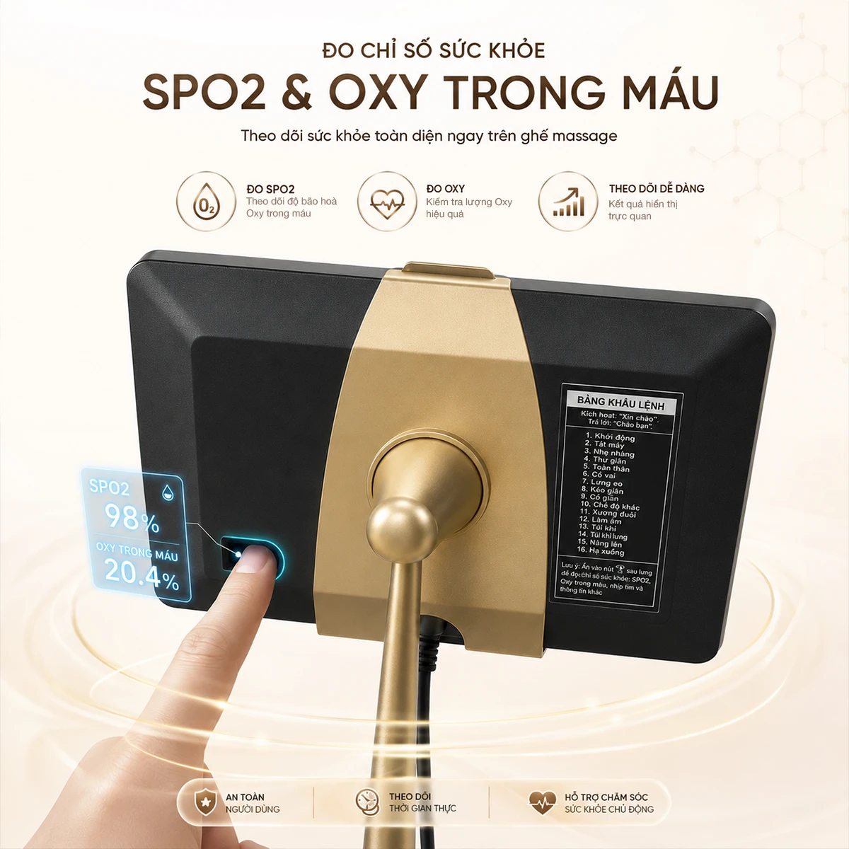 Ghế massage OKACHI 4D  LUXURY JP-5000 Plus ( Brown)