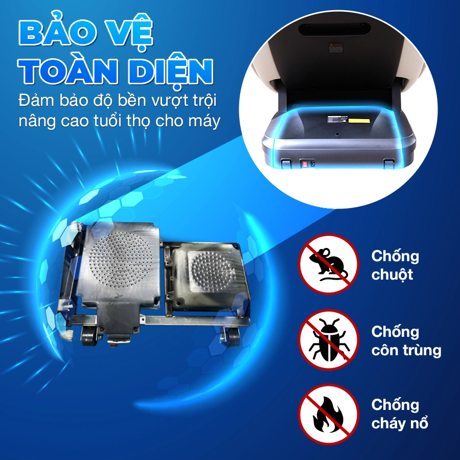 Ghế massage toàn thân 4D OKACHI JP-5100 ( nâu)