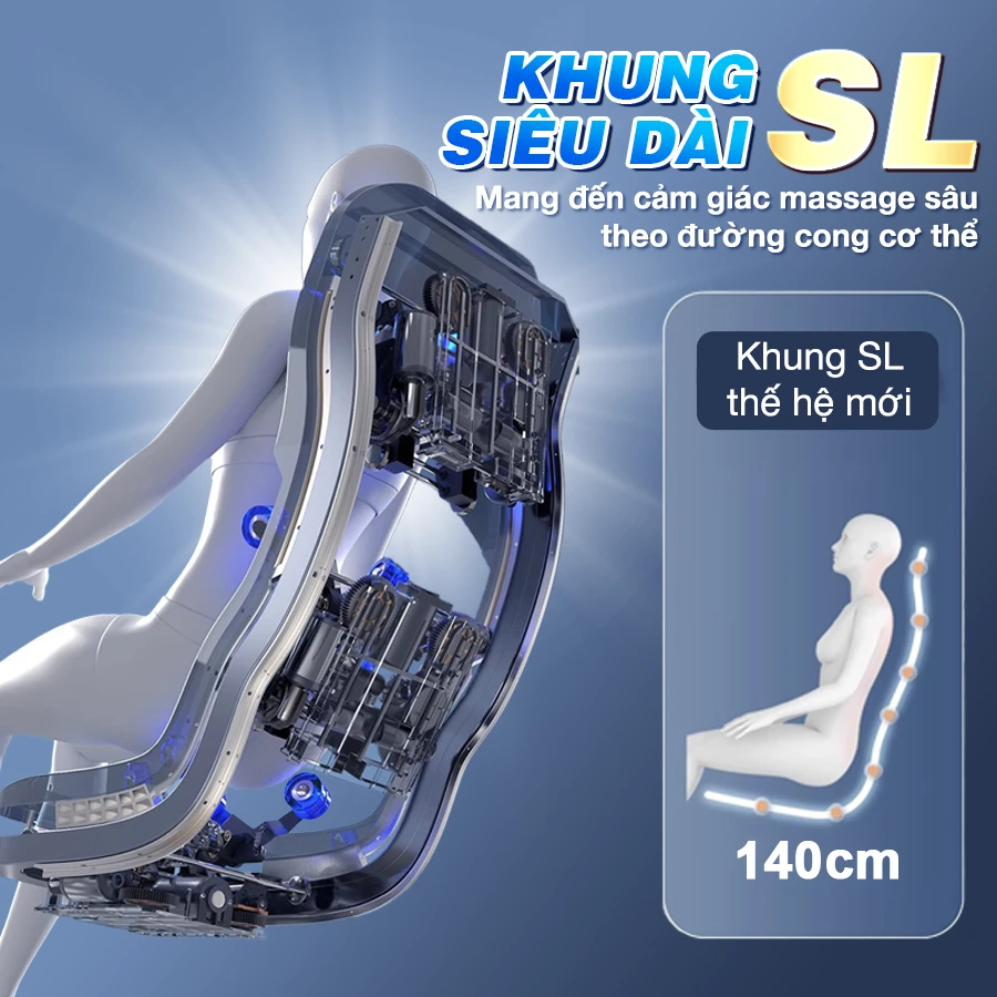 Ghế massage OKACHI JP-5200 (xanh)