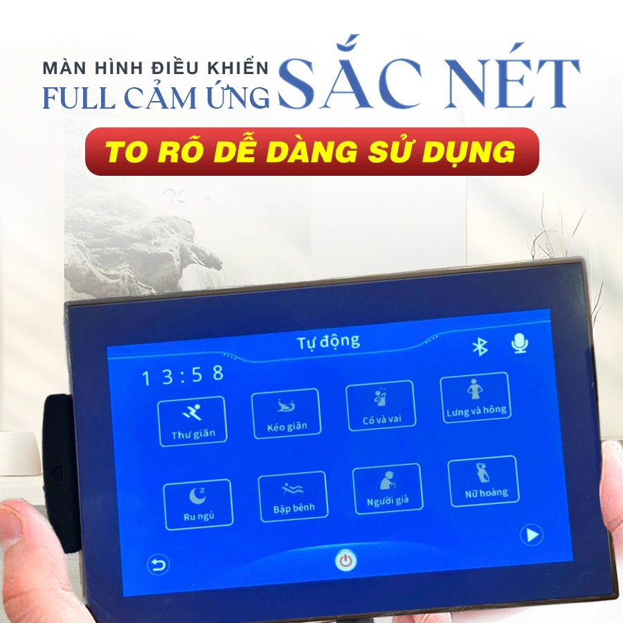 Ghế massage OKACHI JP-5200 (xanh)