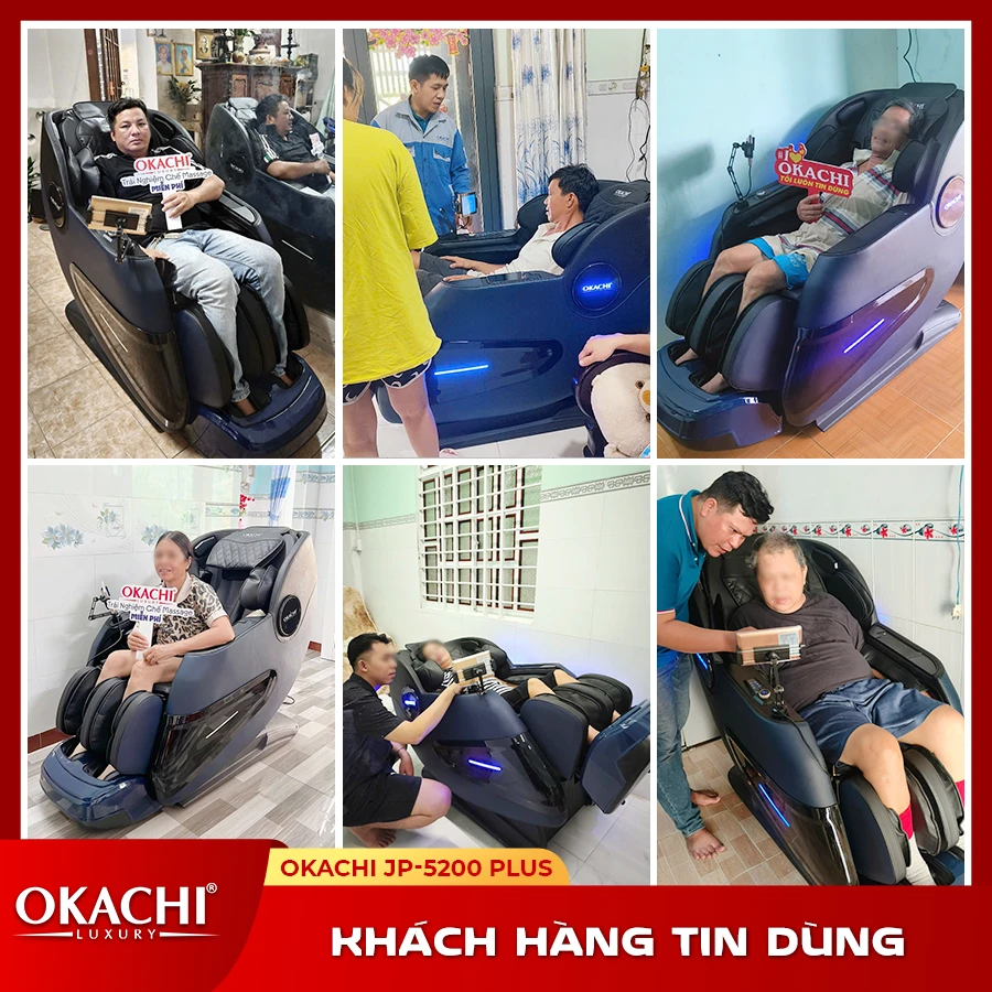 Ghế massage OKACHI JP-5200 (xanh)