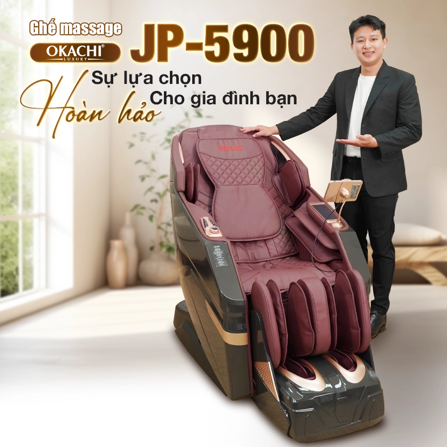 Ghế massage OKACHI CYBER RELAX JP-5900