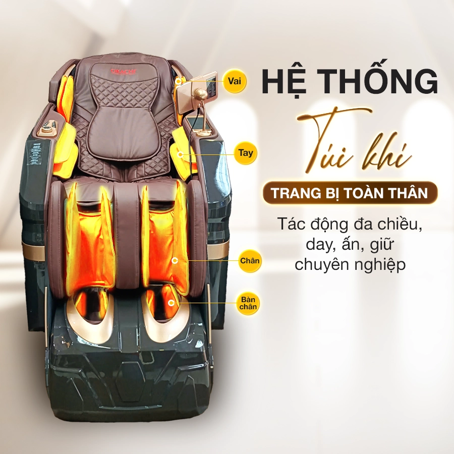 Ghế massage OKACHI CYBER RELAX JP-5900