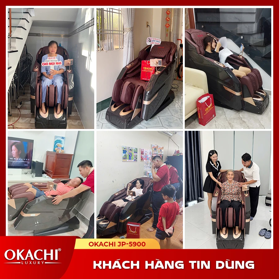 Ghế massage OKACHI CYBER RELAX JP-5900