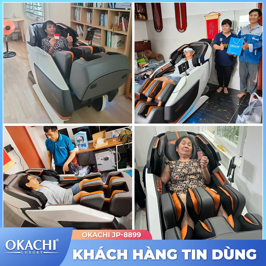 Ghế Massage Phi Thuyền 4D MAX OKACHI LUXURY ROYAL JP-8899