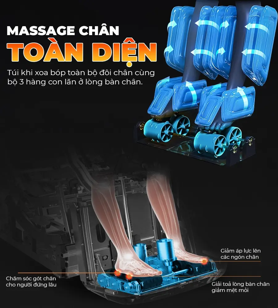 Ghế Massage Phi Thuyền 4D MAX OKACHI LUXURY ROYAL JP-8899