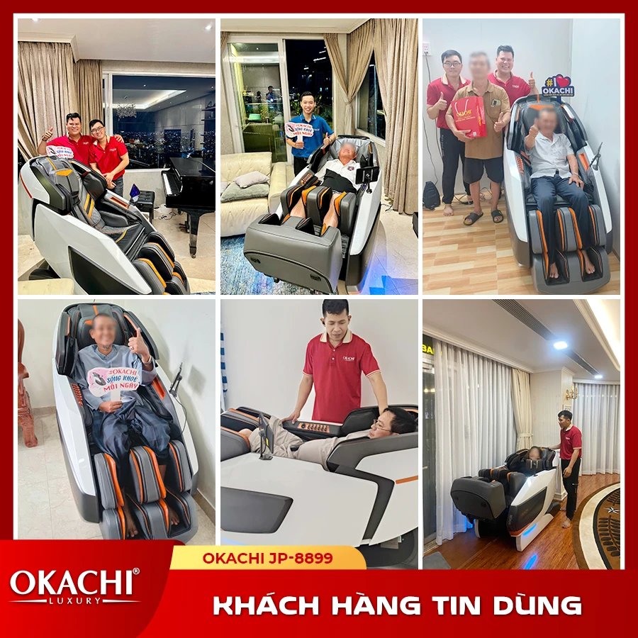 Ghế Massage Phi Thuyền 4D MAX OKACHI LUXURY ROYAL JP-8899