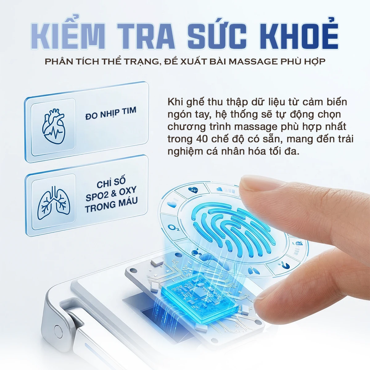 Ghế massage DUAL CORE MASTER OKACHI JP-9986 (Nâu)