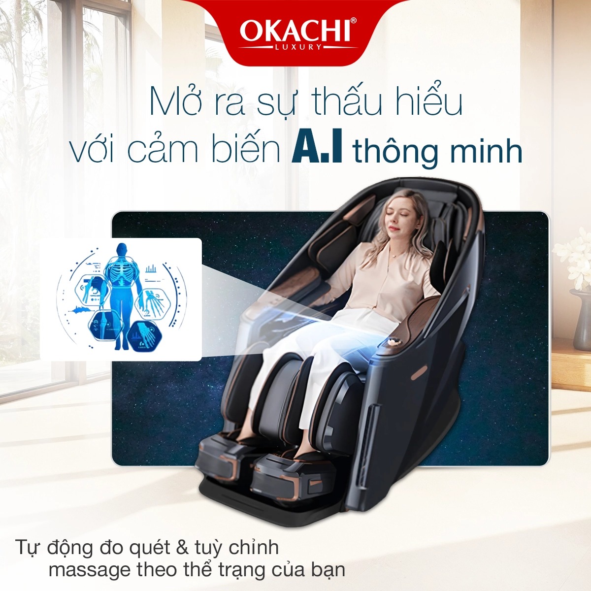 Ghế massage OKACHI IHOCO IH-1198