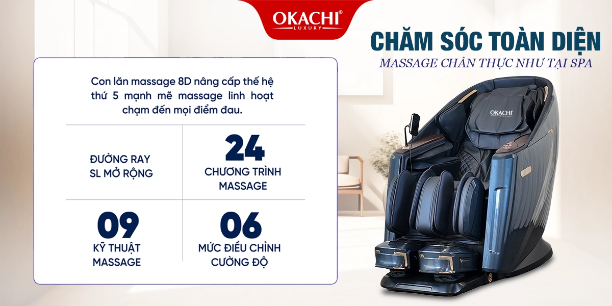 Ghế massage OKACHI IHOCO IH-1198