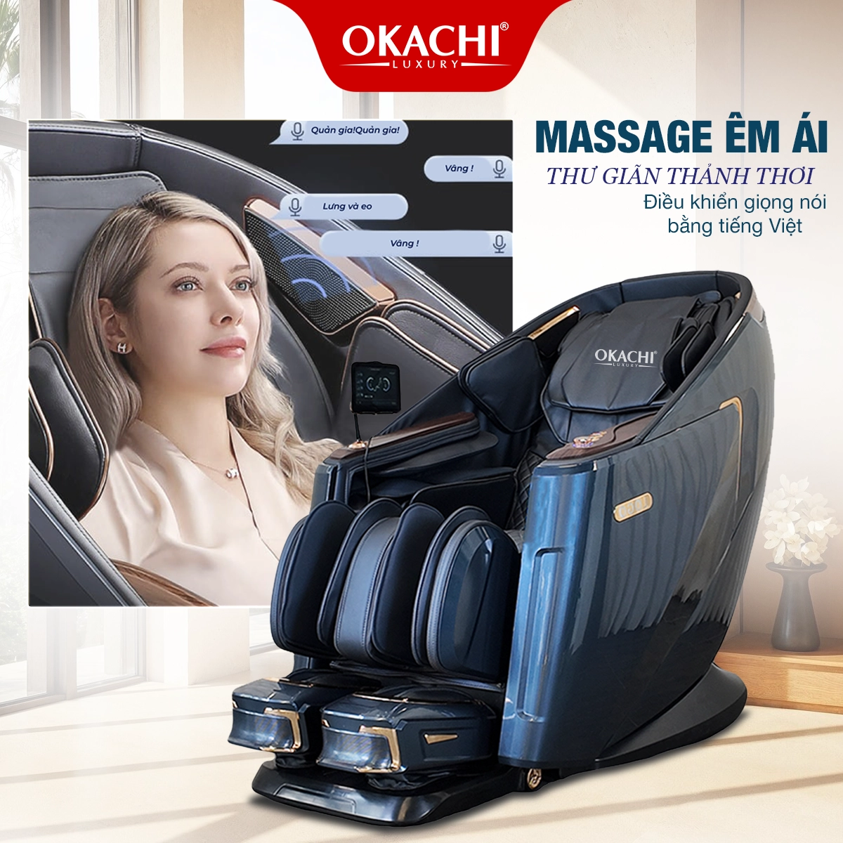 Ghế massage OKACHI IHOCO IH-1198