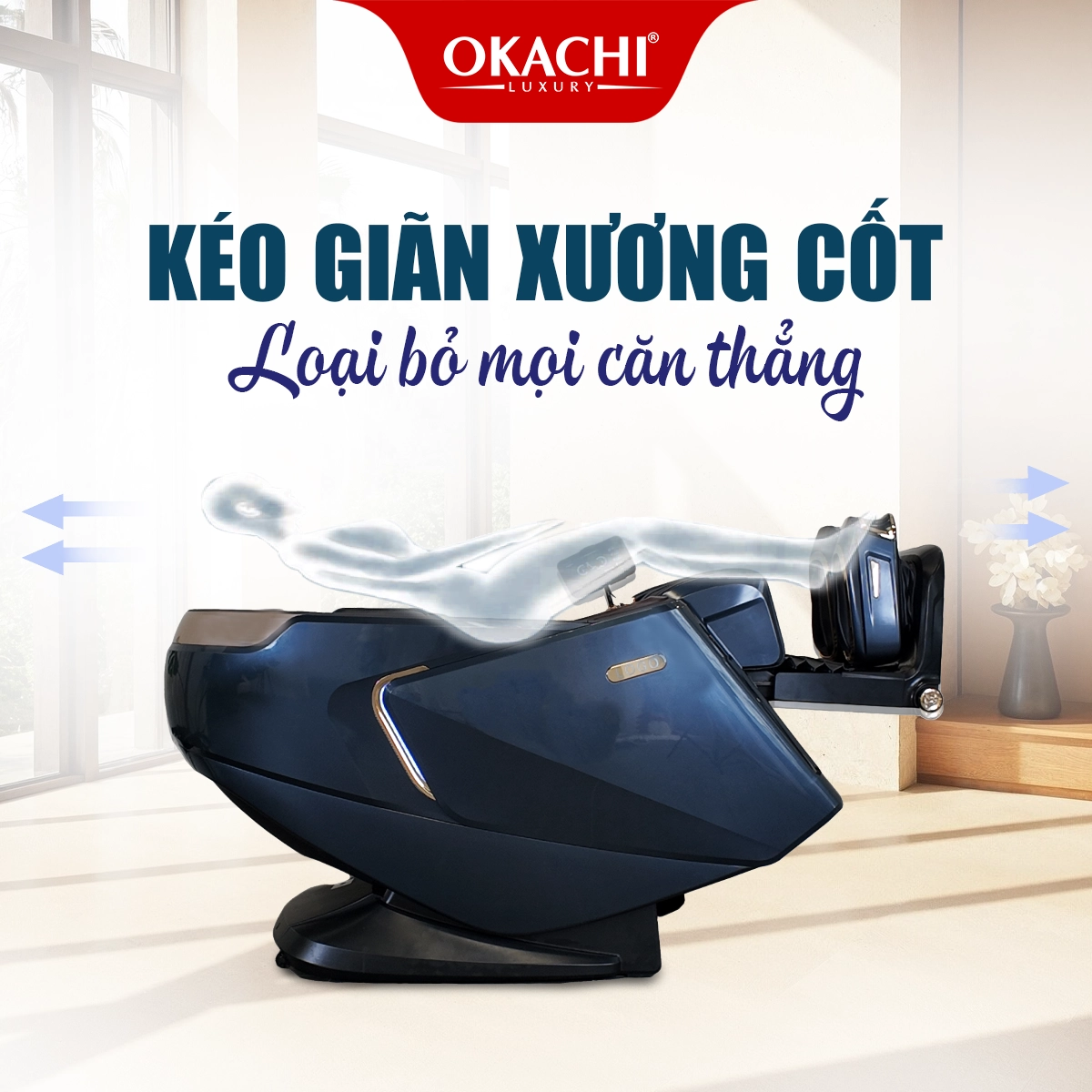 Ghế massage OKACHI IHOCO IH-1198