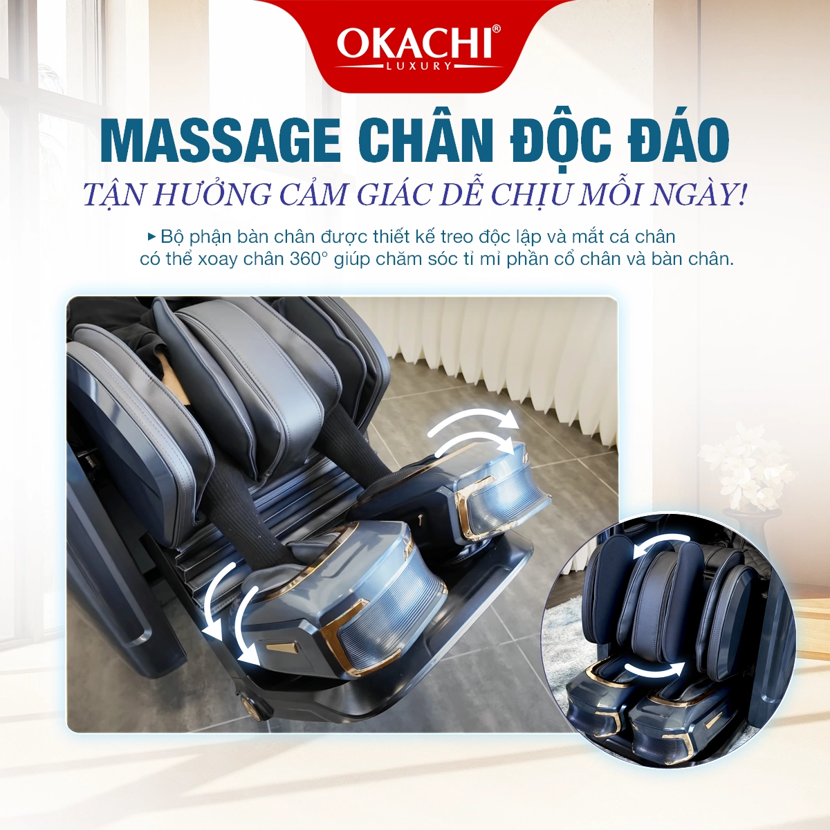 Ghế massage OKACHI IHOCO IH-1198