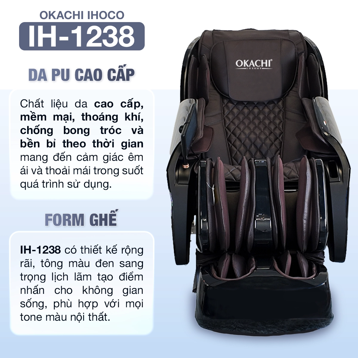 Ghế massage OKACHI IHOCO IH-1238