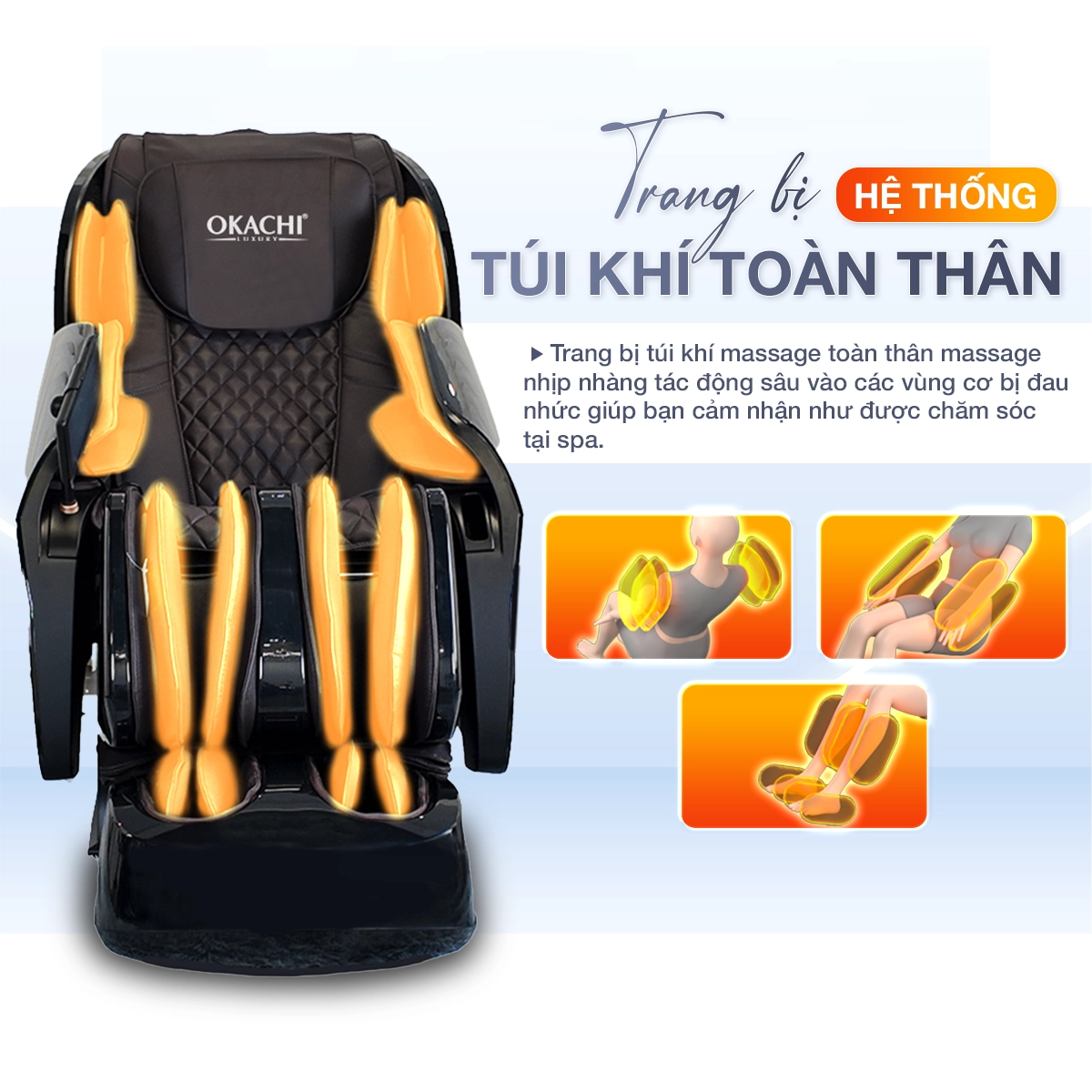 Ghế massage OKACHI IHOCO IH-1238