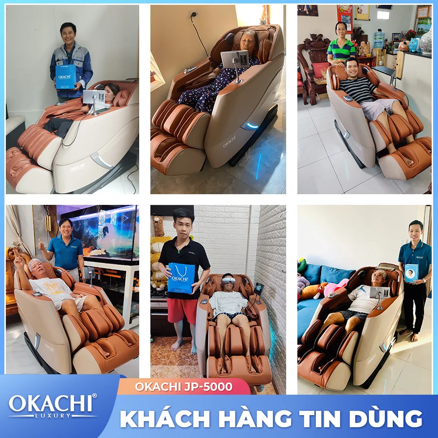 Ghế massage toàn thân OKACHI JP-5000