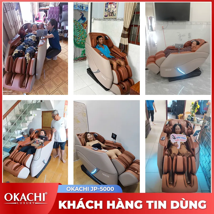 Ghế massage toàn thân OKACHI JP-5000