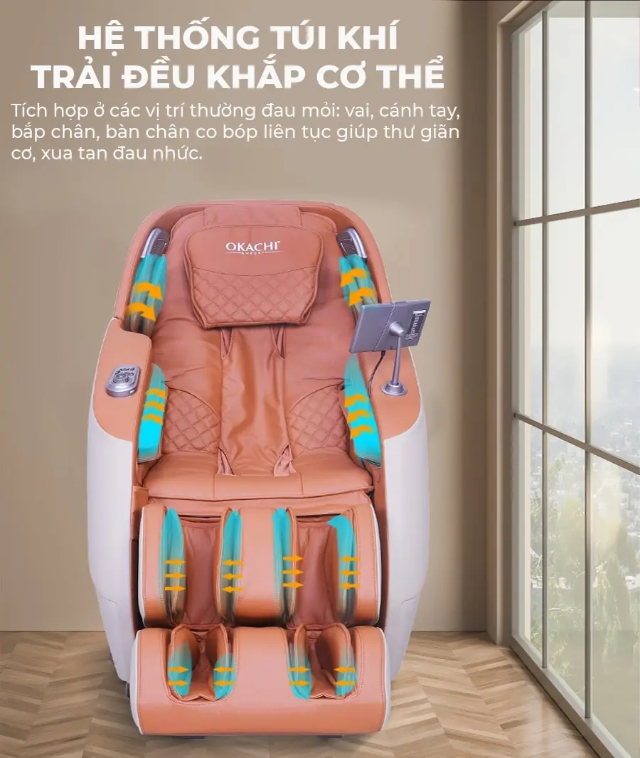 Ghế massage toàn thân OKACHI JP-5000