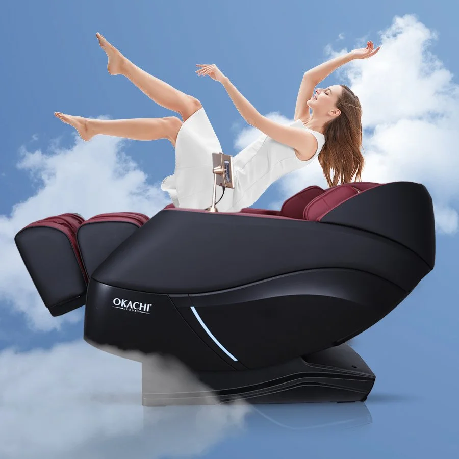 Ghế massage OKACHI 4D DELUXE JP-5000 (Đen Đỏ)