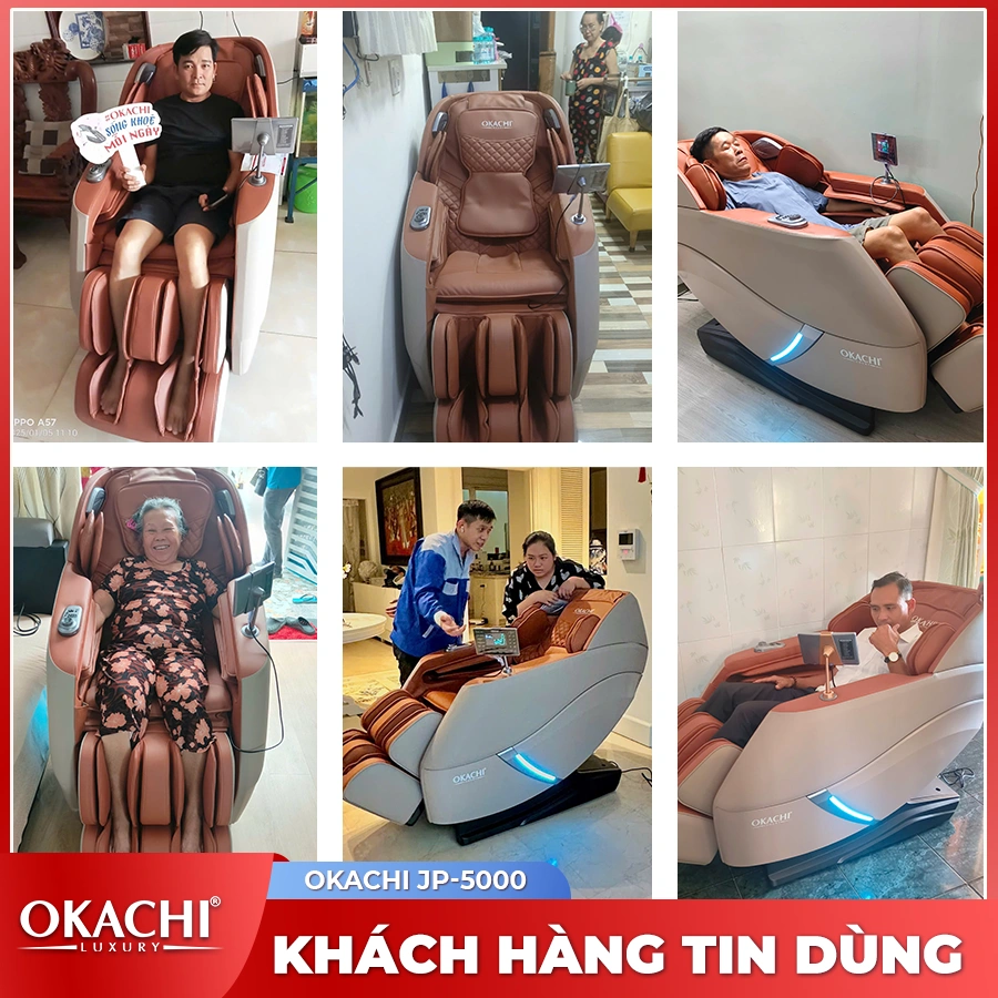 Ghế massage toàn thân OKACHI JP-5000