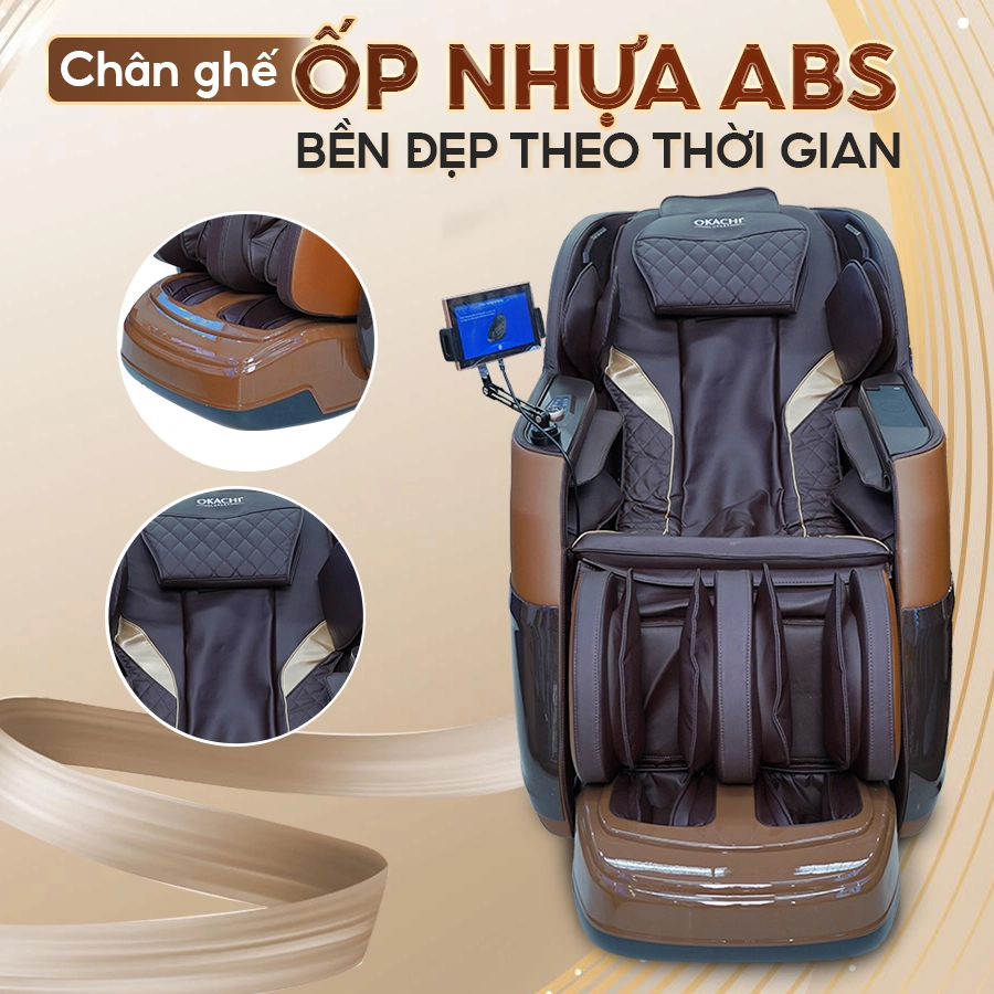 Chất liệu ghế massage Okachi JP-5200