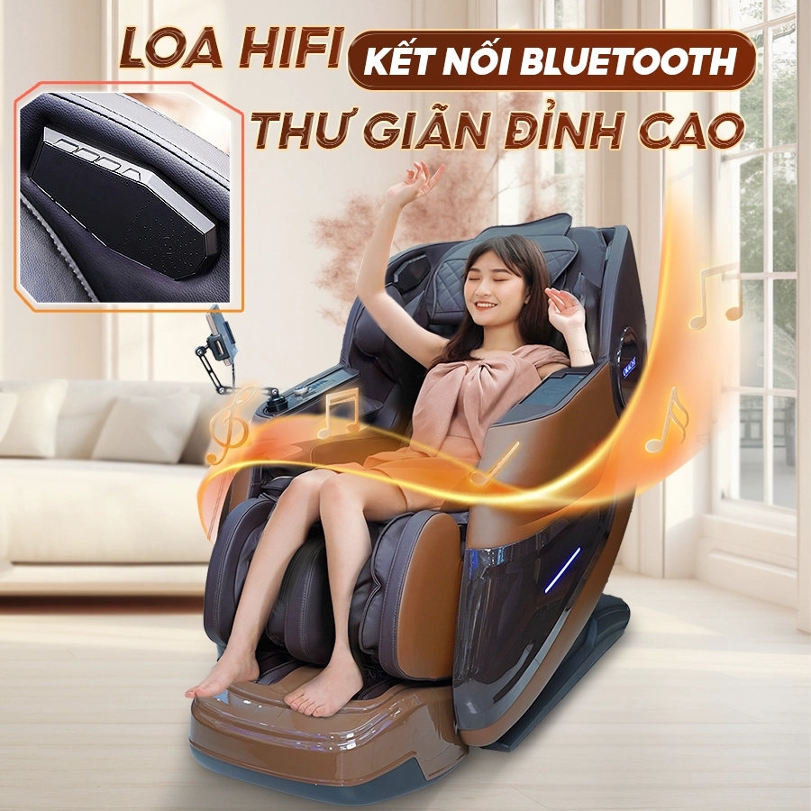 Loa hifi ghế massage Okachi JP-5200