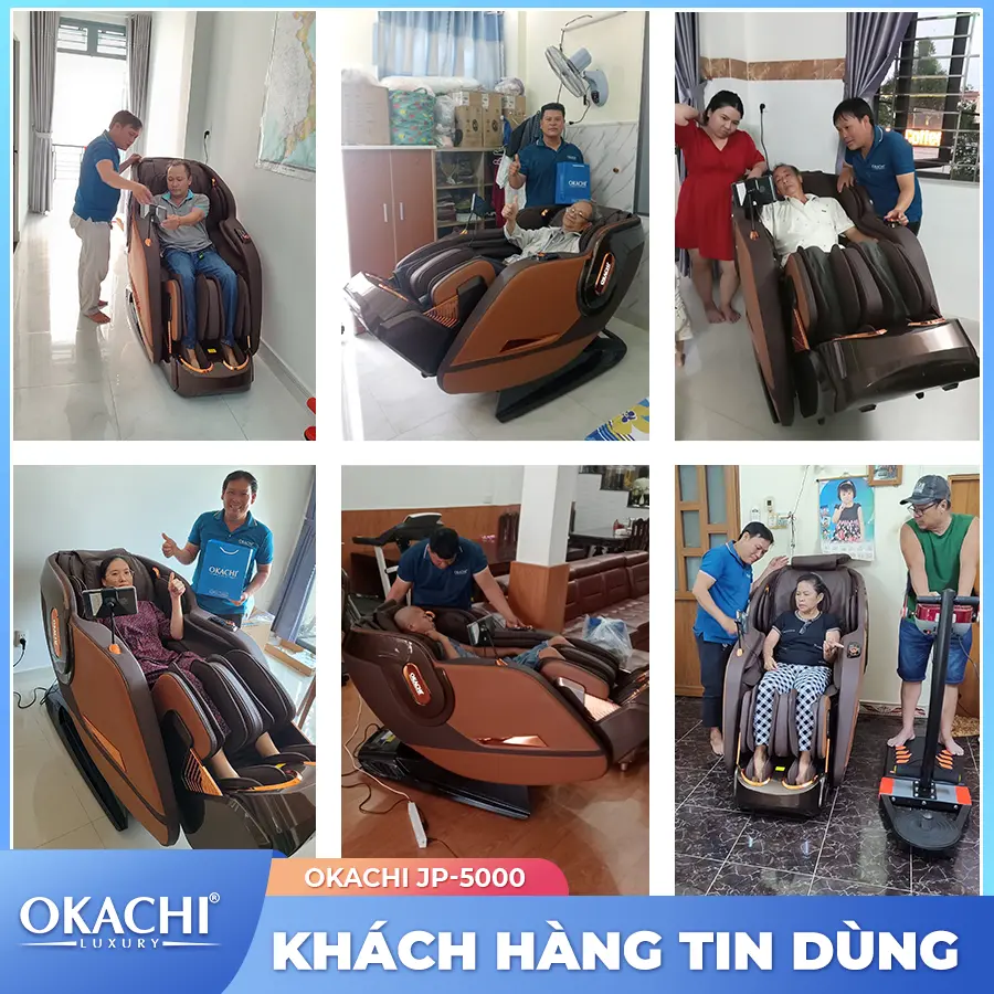 Ghế massage toàn thân OKACHI LUXURY JP-5800