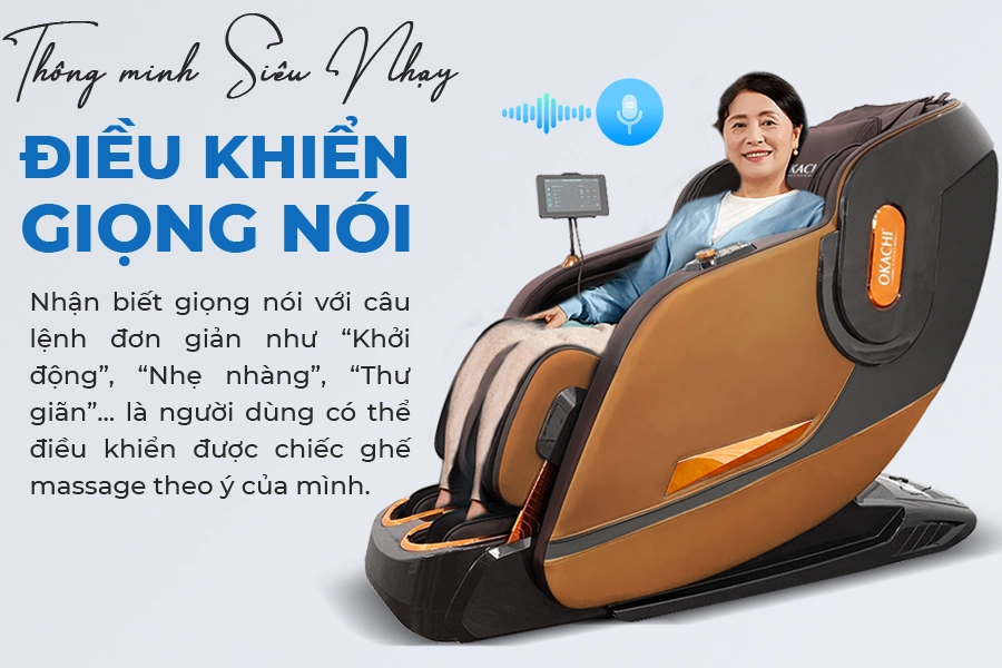 Ghế massage toàn thân OKACHI LUXURY JP-5800