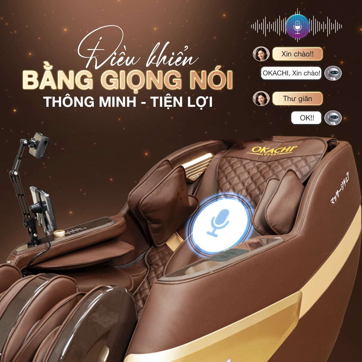 Ghế massage OKACHI Deluxe JP-S68