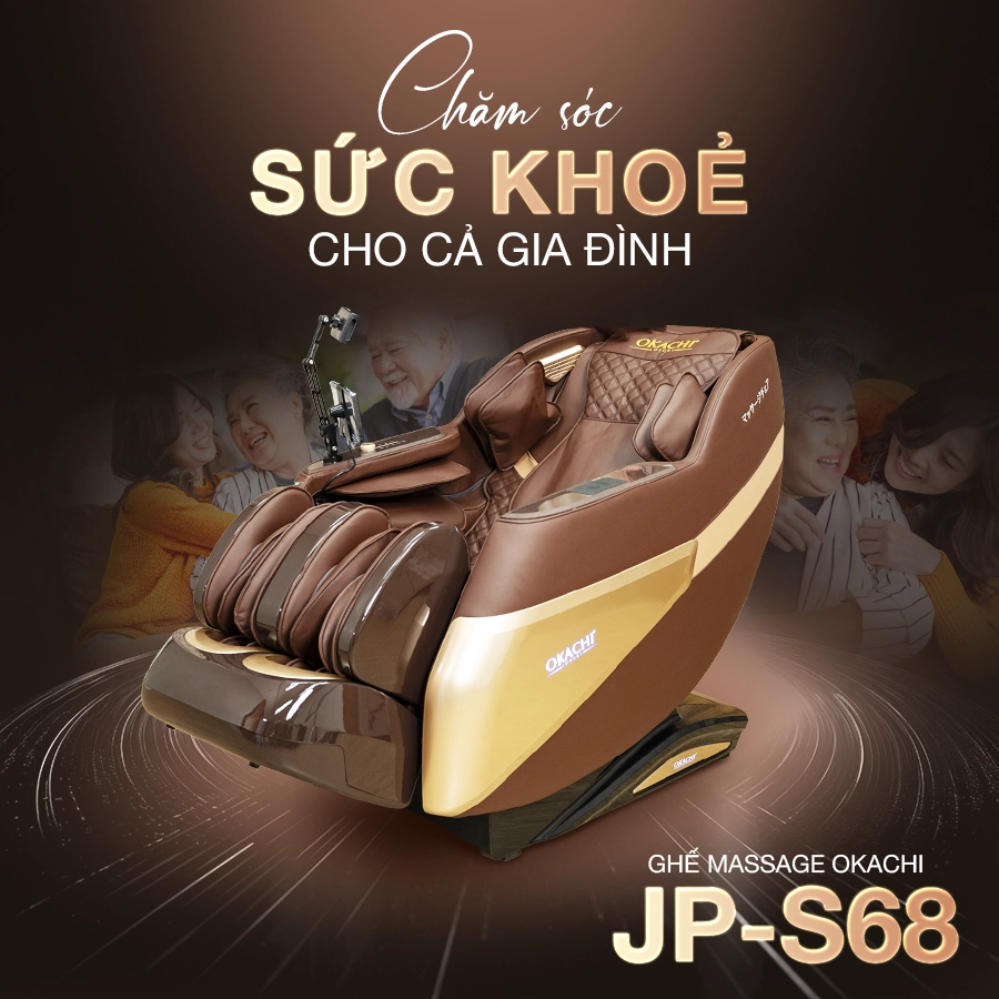 Ghế massage OKACHI Deluxe JP-S68