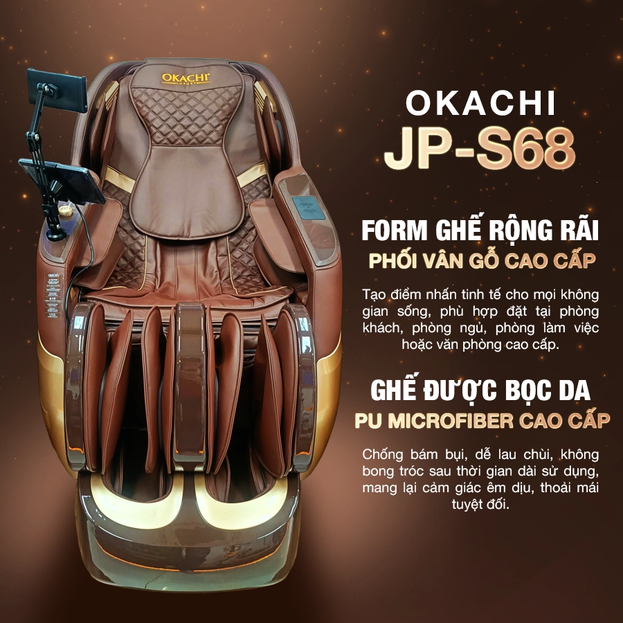 Ghế massage OKACHI Deluxe JP-S68