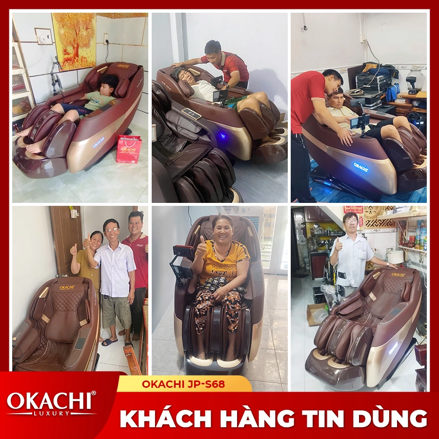 Ghế massage OKACHI Deluxe JP-S68