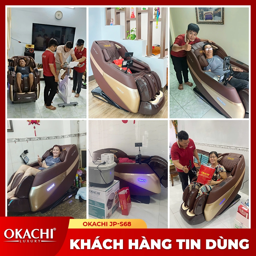 Ghế massage OKACHI Deluxe JP-S68