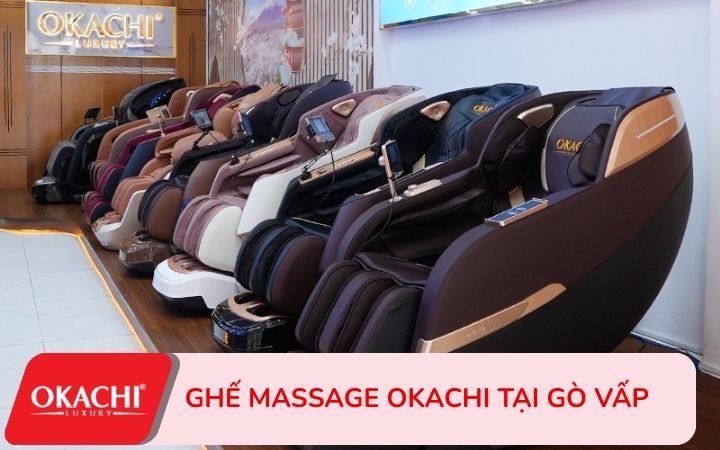 ghế massage okachi tại gò vấp