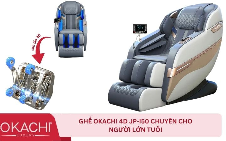 Ghế OKACHI 4D JP-I50 Cho Người Lớn Tuổi
